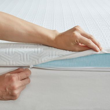 Sleep Philosophy Flexapedic 2-Inch Memory Foam Mattress Topper in White. View a larger version of this product image.