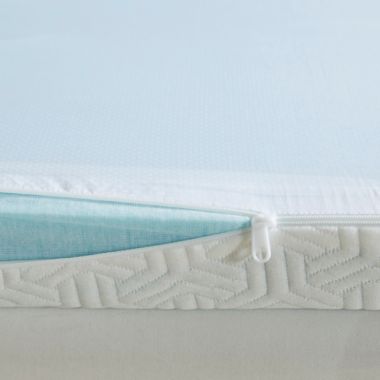 Sleep Philosophy Flexapedic 2-Inch Memory Foam Mattress Topper in White. View a larger version of this product image.