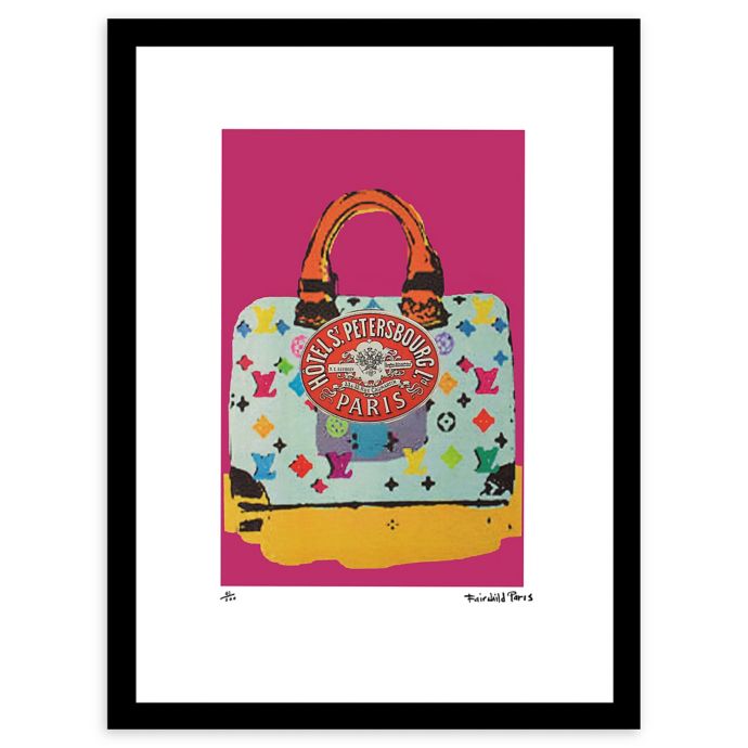 Louis Vuitton Travel Speedy Ad Framed Wall Art | Bed Bath & Beyond