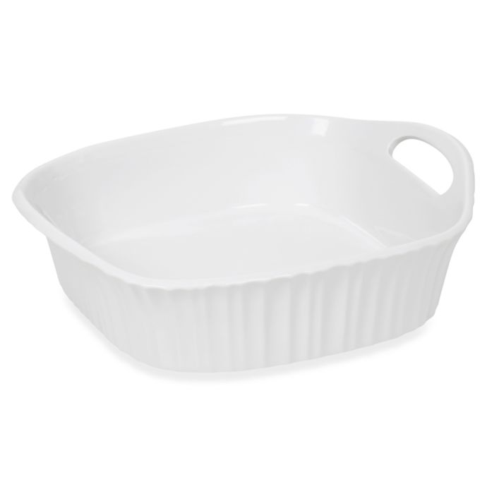 CorningWare® French White® III 8Inch Square Baking Dish Bed Bath and