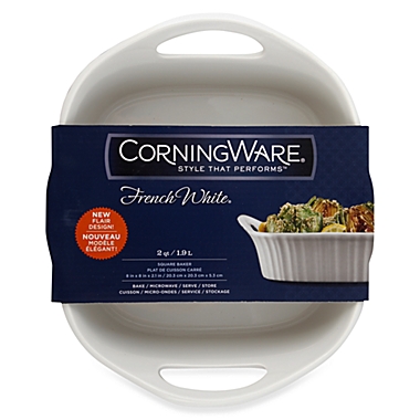 CorningWare&reg; French White&reg; III 8-Inch Square Baking Dish. View a larger version of this product image.