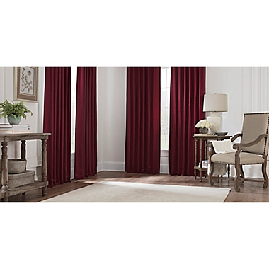 Silken Window Curtain Panel and Valance Collection. View a larger version of this product image.