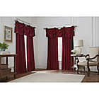 Alternate image 2 for Silken Window Curtain Panel and Valance Collection