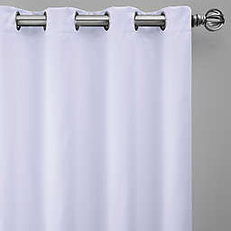 Silken 63-Inch Grommet Window Curtain Panel in White (Single)