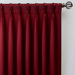 Silken Pinch Pleat Window Curtain Panel (Single)