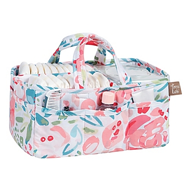 Trend Lab&reg; Painterfly Floral Multicolor Storage Caddy. View a larger version of this product image.