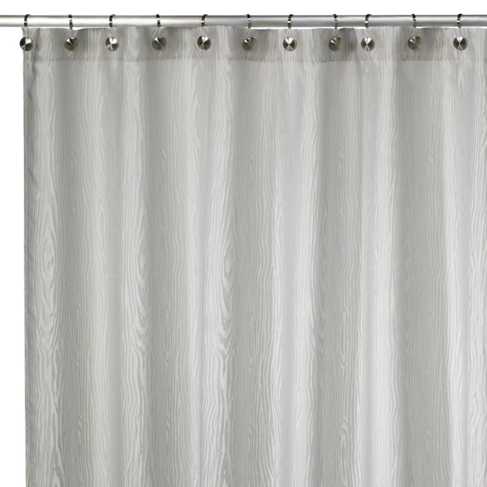 Kenneth Cole Reaction Home Wood Grain Shower Curtain Bed Bath