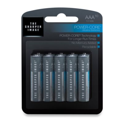 Sharper Image&reg; 10-Pack AAA Alkaline Batteries