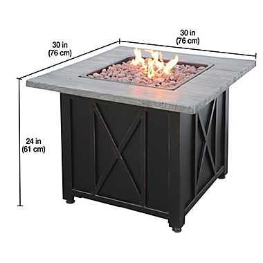 Endless Summer Gas Fire Pit in Black. View a larger version of this product image.