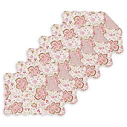 C&F Home Lexie Placemats in Pink (Set of 6)