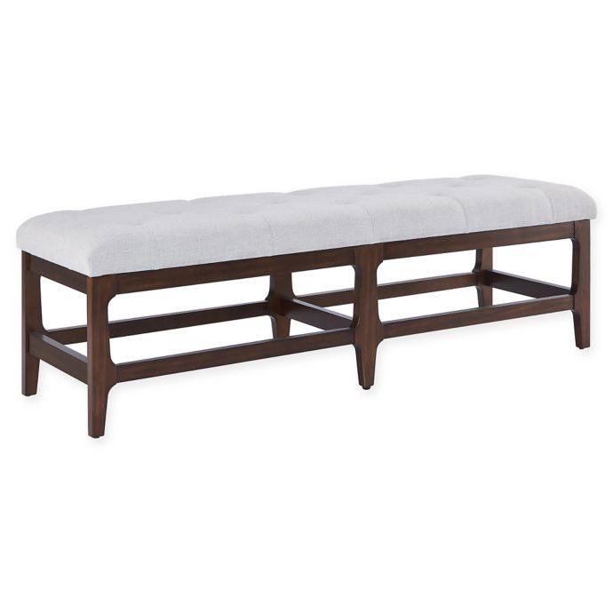 Southern Enterprises Artemis Entryway Bench In Soft Grey Bed