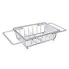 Alternate image 2 for ORG Aluminum Expandable Over-the-Sink Dish Rack