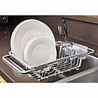 Alternate image 4 for ORG Aluminum Expandable Over-the-Sink Dish Rack