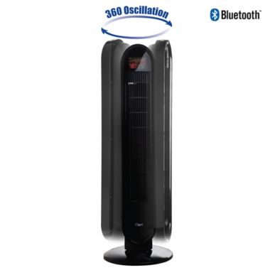 Ozeri&reg; 360 Oscillation Tower Fan with Bluetooth and Micro-Blade Noise Reduction Technology. View a larger version of this product image.