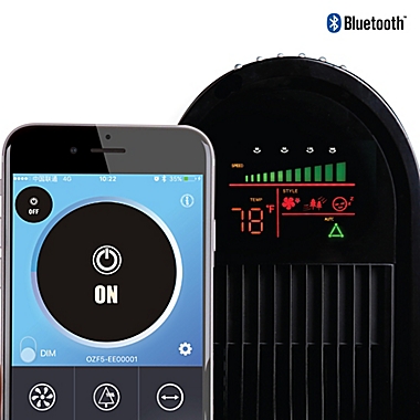 Ozeri&reg; 360 Oscillation Tower Fan with Bluetooth and Micro-Blade Noise Reduction Technology. View a larger version of this product image.