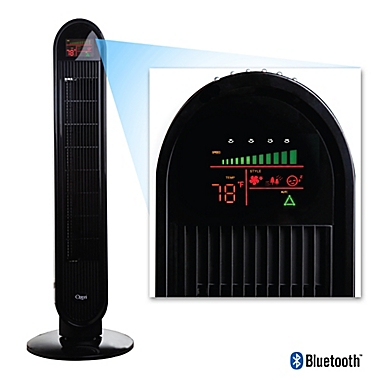Ozeri&reg; 360 Oscillation Tower Fan with Bluetooth and Micro-Blade Noise Reduction Technology. View a larger version of this product image.