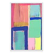 Shapes &amp; Colors 26.75-Inch x 38.75-Inch Framed Canvas Wall Art