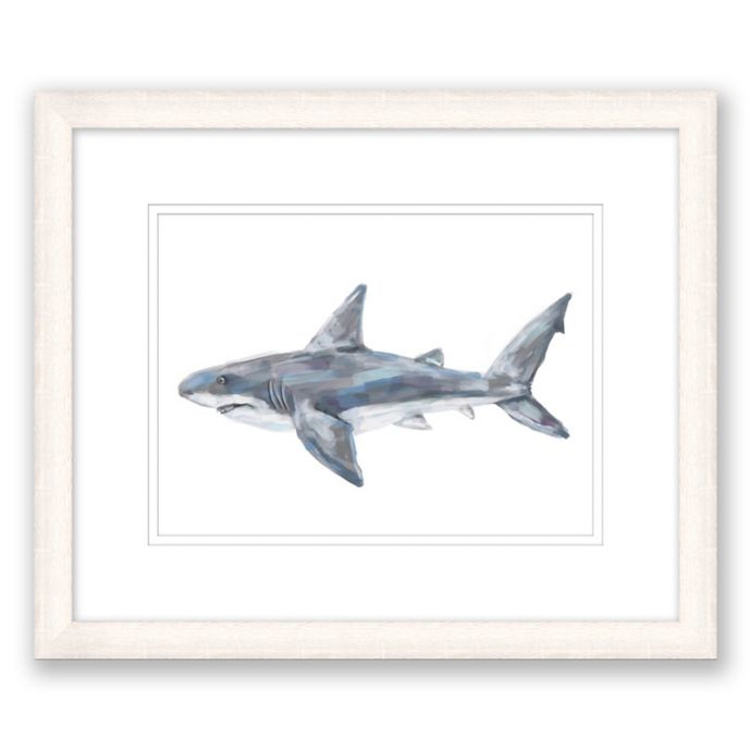 Watercolor Shark 2 Framed Wall Art Bed Bath Beyond