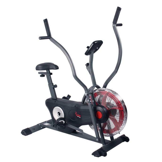 sunny health & fitness air resistance hybrid bike