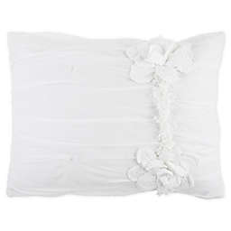 Rizzy Home Aiyana King Pillow Sham in White
