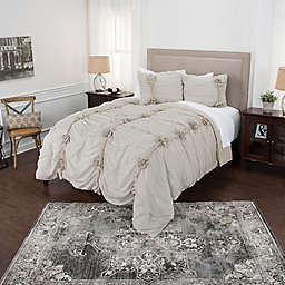 Rizzy Home Aiyana Queen Quilt in Natural
