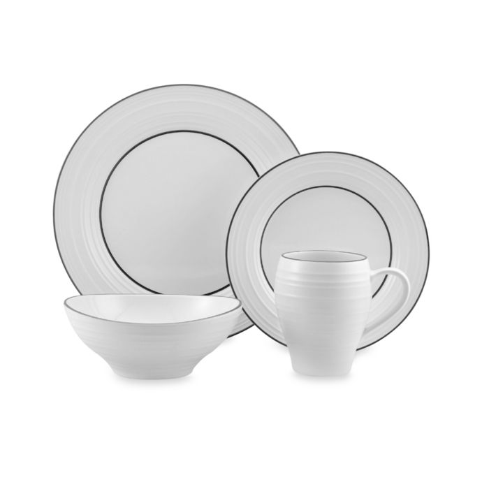 Mikasa® Swirl Banded Dinnerware Collection Bed Bath and Beyond Canada