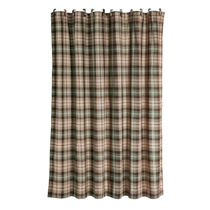 Hiend Accents Huntsman Plaid Shower Curtain Bed Bath Beyond