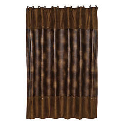 HiEnd Accents Highland Lodge Shower Curtain in Chocolate