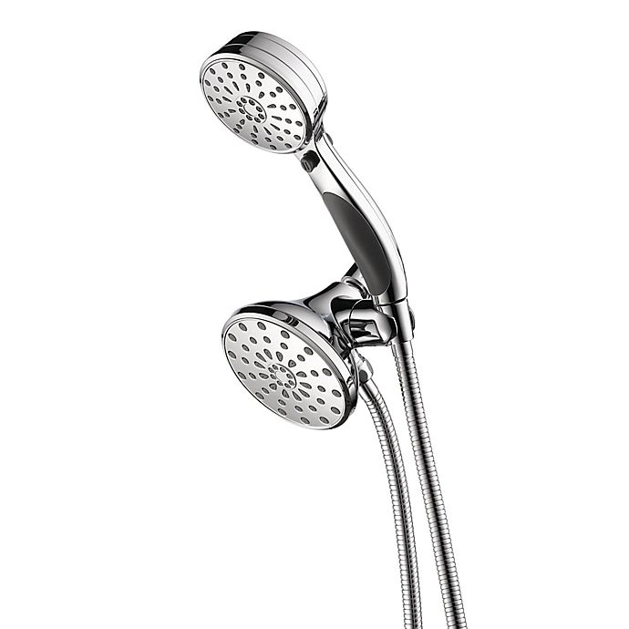 bronze dual shower head combo system
