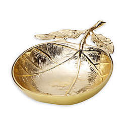 Classic Touch Gold Leaf 8.25-Inch Bowl