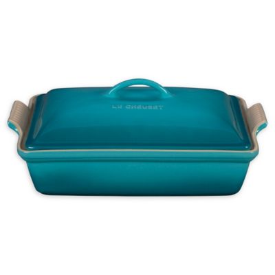 Le Creuset® Hetritage 4 qt. Rectangular Covered Casserole Dish