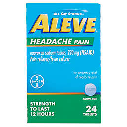 Aleve® 24-Count Headache Pain Reliever/Fever Reducer Tablets