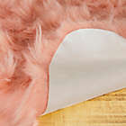 Alternate image 3 for Luxe Faux Fur&trade; Hudson 2&#39; X 3&#39; Tufted Area Rug in Dusty Rose