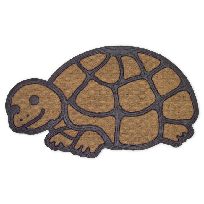 Nature Mats By Geo 18 X 30 Turtle All Weather Door Mat In Brown