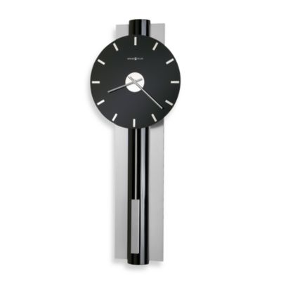Howard Miller Black Nickel 33 ½&quot; Hudson Wall Clock