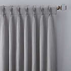 Alternate image 0 for Basel 108-Inch Pinch Pleat Window Curtain Panel in Platinum (Single)