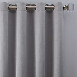 Basel 84-Inch Grommet Window Curtain Panel in Platinum (Single)