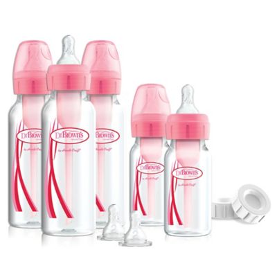baby bottles pink