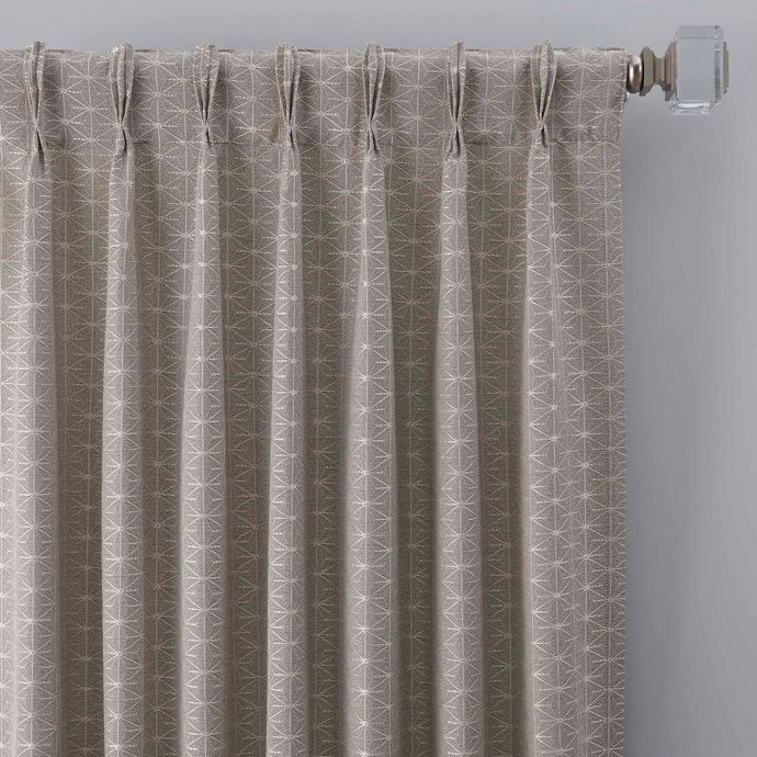 Cascade Pinch Pleat Window Curtain Panel Bed Bath Beyond