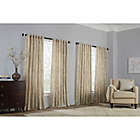 Alternate image 1 for Catkin 63-Inch Pinch Pleat Window Curtain Panel in Gold (Single)