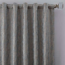 Drift 84-Inch Rod Pocket/Back Tab Window Curtain Panel in Misty Blue (Single)