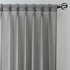 Alternate image 0 for Esteem 84-Inch Pinch Pleat Sheer Linen Window Curtain Panel in Fog (Single)