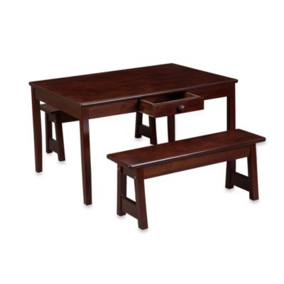 kids table and bench set