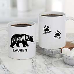 Mama Bear Personalized 11 oz. Coffee Mug in White