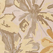 Surya Athena Floral 2&#39;6 x 8&#39; Runner in Taupe/Yellow