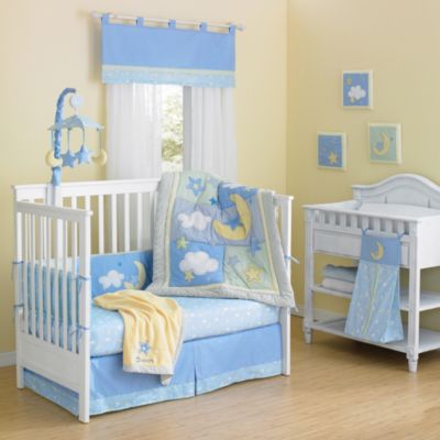 moon and stars baby bedding