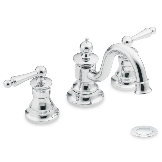 Moen Waterhill 2 Handle 9 Inch Bathroom Faucet In Chrome Bed