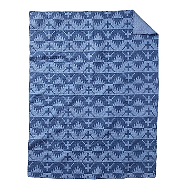 Pendleton Spider Rock 2-Piece Reversible Twin Coverlet Set in Blue. View a larger version of this product image.