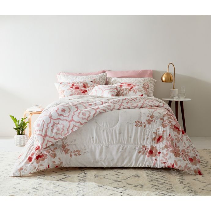 Giselle 12 Piece Reversible Comforter Set Bed Bath Beyond