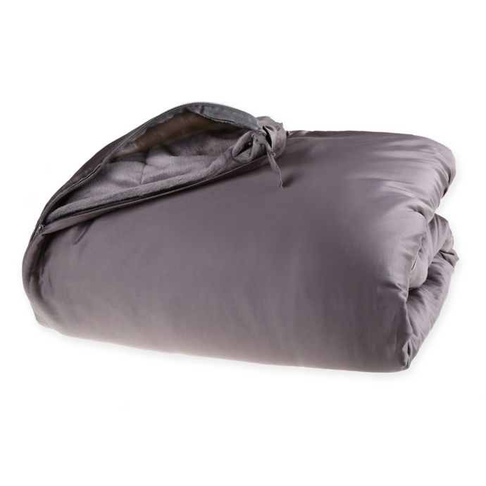 Sharper Image® Calming Comfort Weighted Blanket Cover | Bed Bath & Beyond